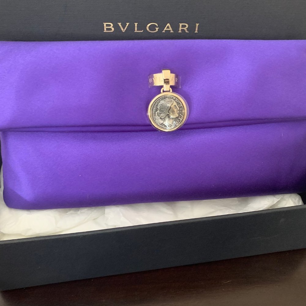 COPY - Bvlgari Satin Monete Clutch